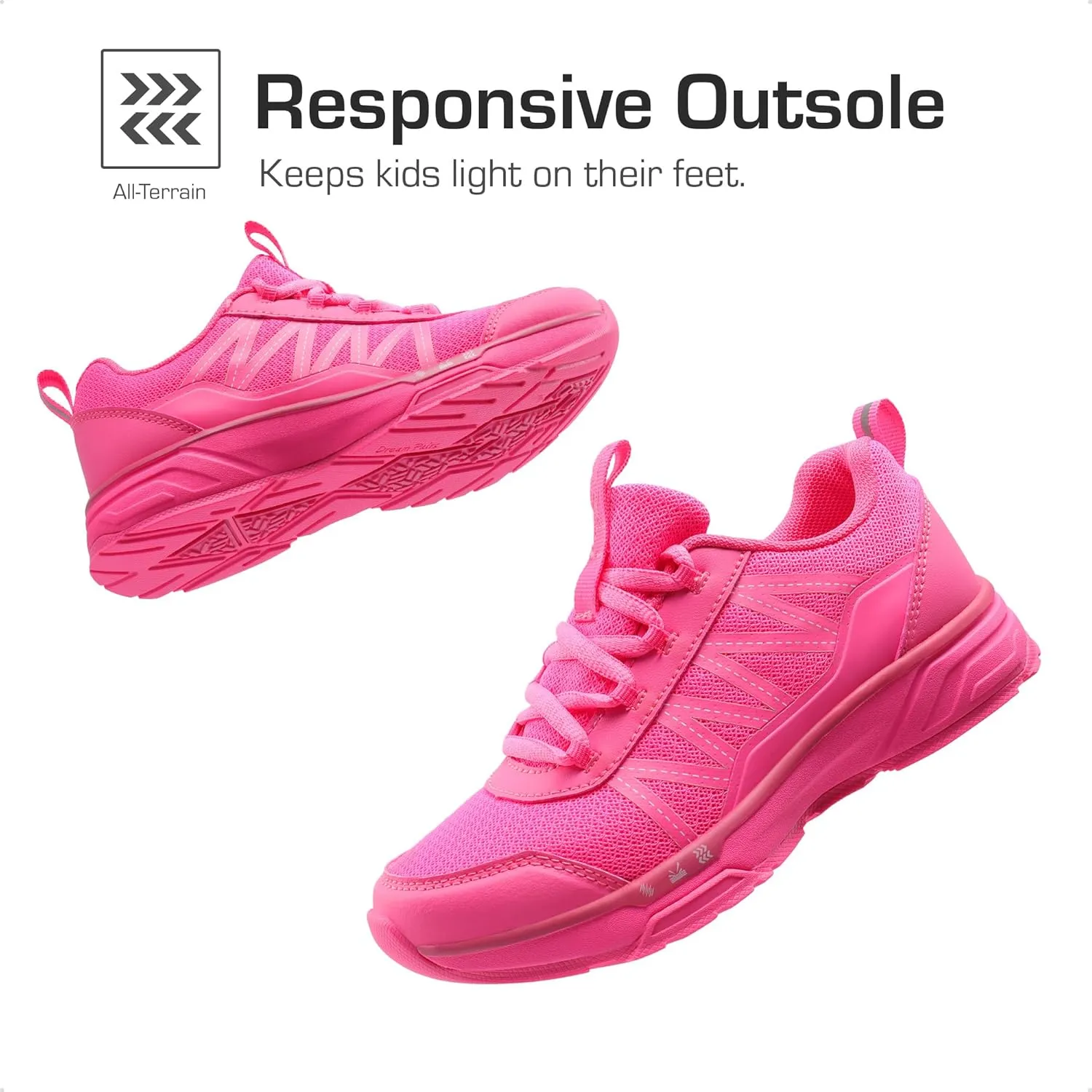 DREAM PAIRS Boys Girls Shoes Kids DuraPlay Tennis Footwear Non Slip Athletic Running Walking Lightweight Lace Up Sneakers for Little/Big Kid