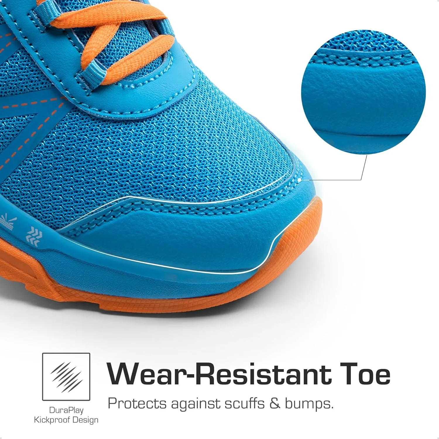 DREAM PAIRS Boys Girls Shoes Kids DuraPlay Tennis Footwear Non Slip Athletic Running Walking Lightweight Lace Up Sneakers for Little/Big Kid