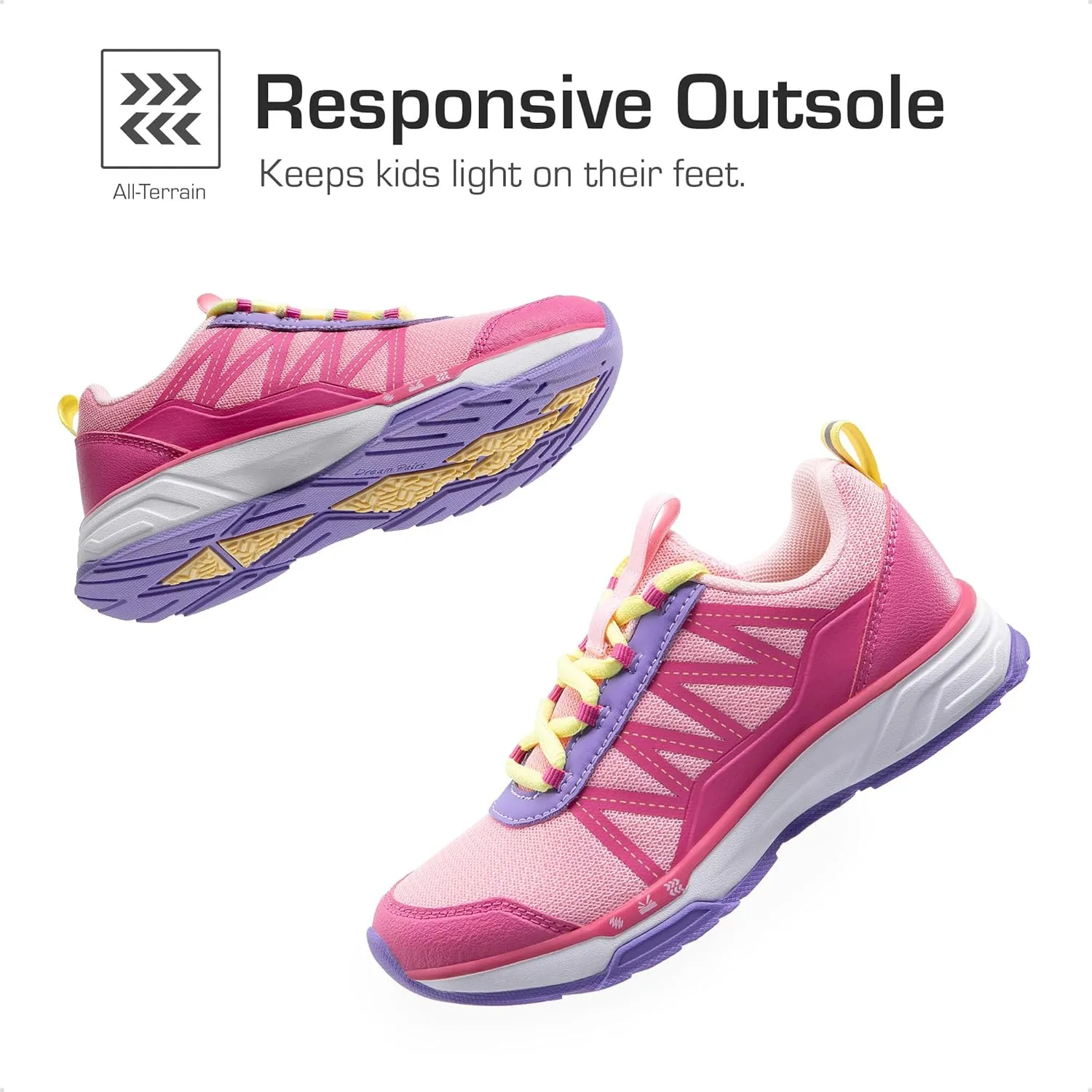 DREAM PAIRS Boys Girls Shoes Kids DuraPlay Tennis Footwear Non Slip Athletic Running Walking Lightweight Lace Up Sneakers for Little/Big Kid