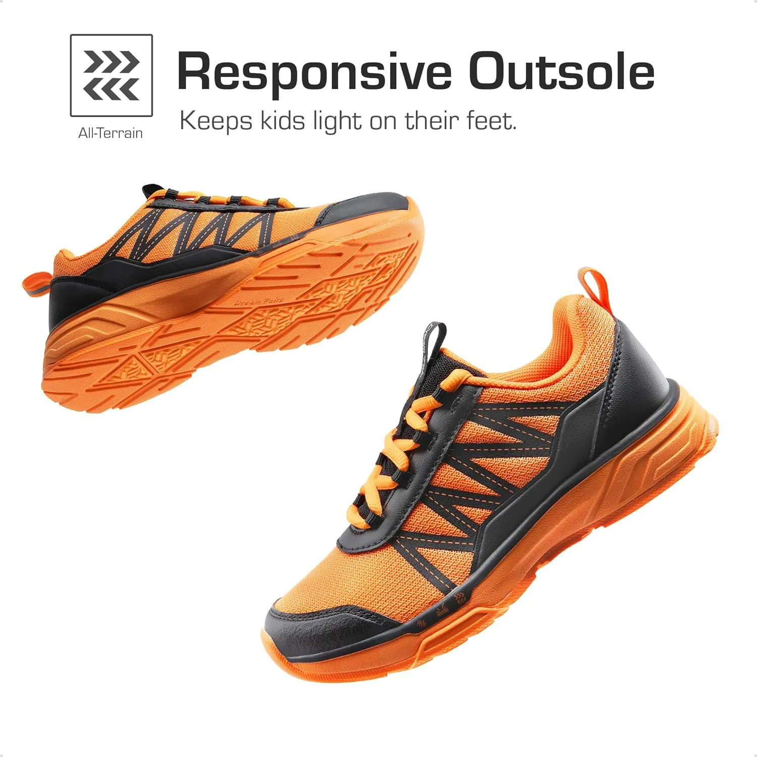 DREAM PAIRS Boys Girls Shoes Kids DuraPlay Tennis Footwear Non Slip Athletic Running Walking Lightweight Lace Up Sneakers for Little/Big Kid