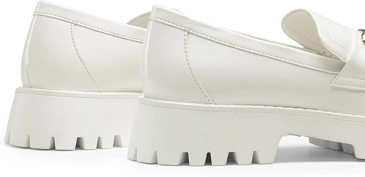DREAM PAIRS Loafers for Women Platform Chunky Penny Loafer Slip On Casual Dressy Business Shoes with Arch Support