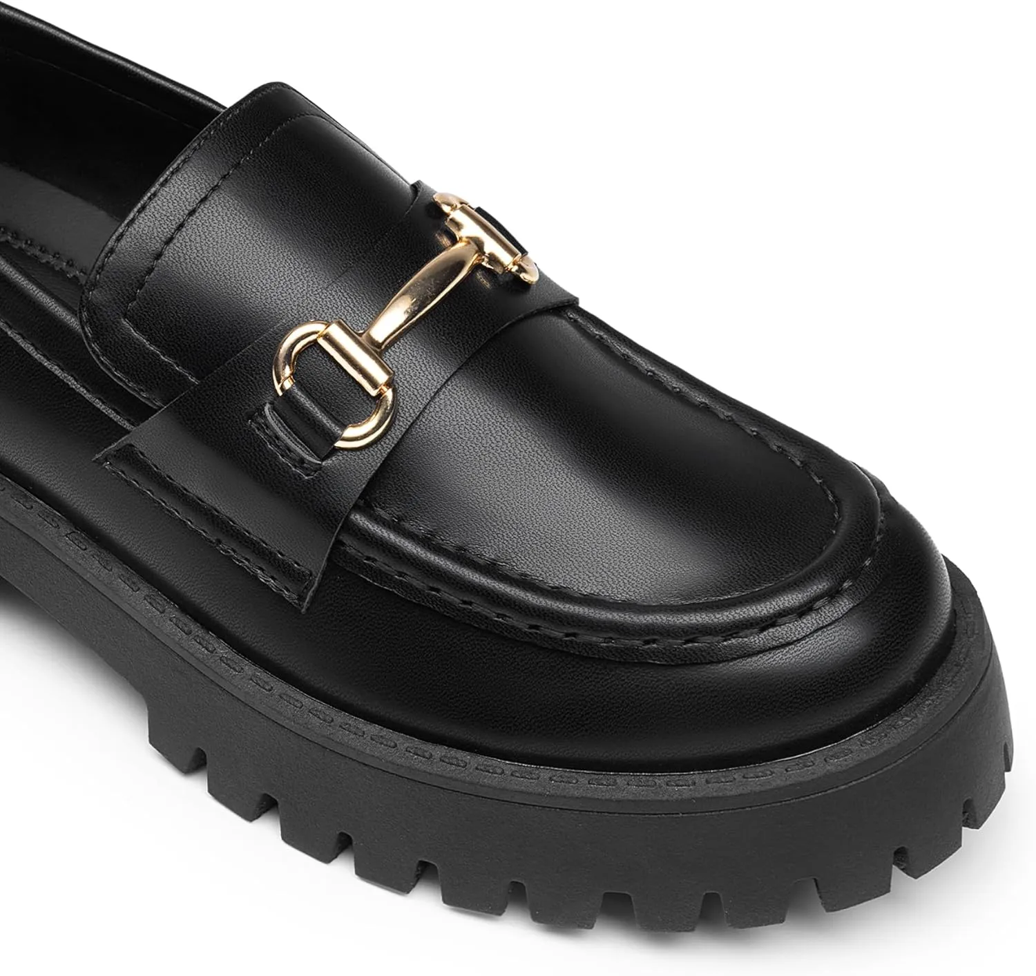 DREAM PAIRS Loafers for Women Platform Chunky Penny Loafer Slip On Casual Dressy Business Shoes with Arch Support