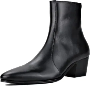 Dress Boot for Men Fashion Casual Chelsea Cowboy Ankle High Heels Boots CD-JY046-R