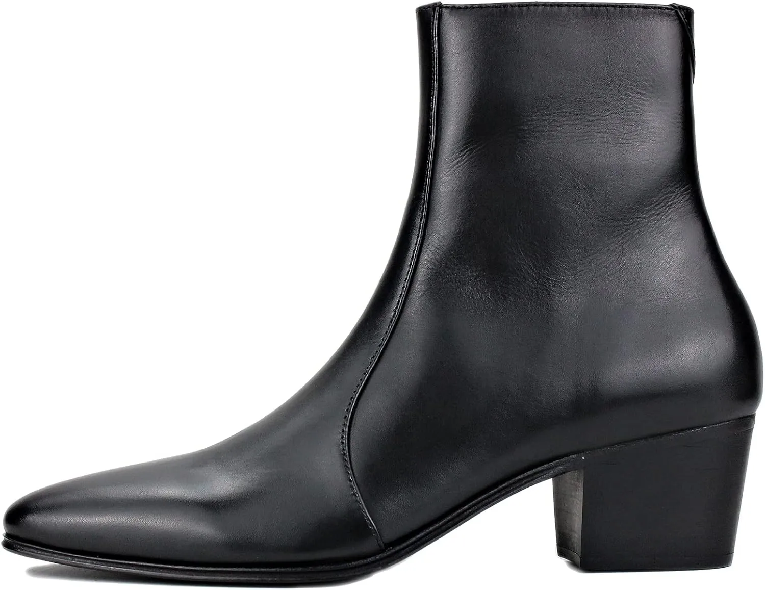 Dress Boot for Men Fashion Casual Chelsea Cowboy Ankle High Heels Boots CD-JY046-R