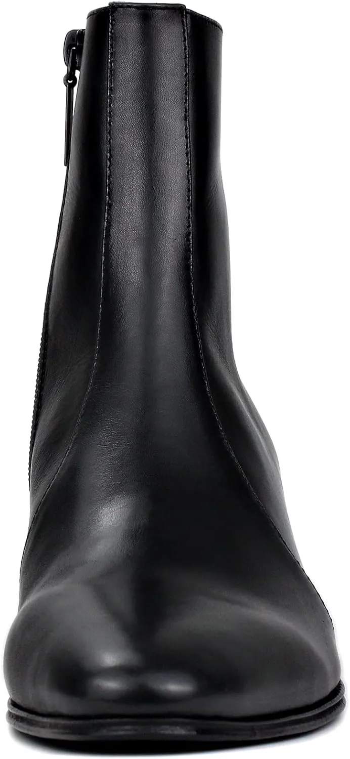 Dress Boot for Men Fashion Casual Chelsea Cowboy Ankle High Heels Boots CD-JY046-R
