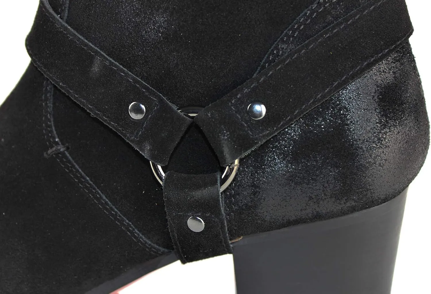 Dress Boot for Men Heels Casual Chelsea Combat Ankle Chukka Boots Zipper Black JY002