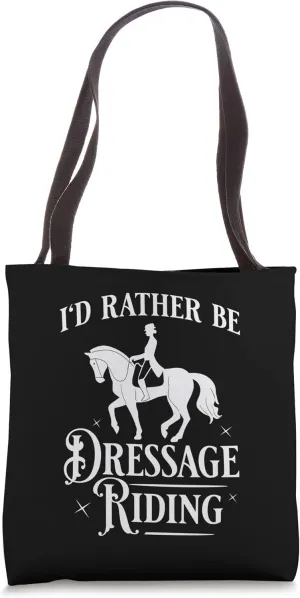 Dressage Horse Riding Training Arena Competitor Tote Bag