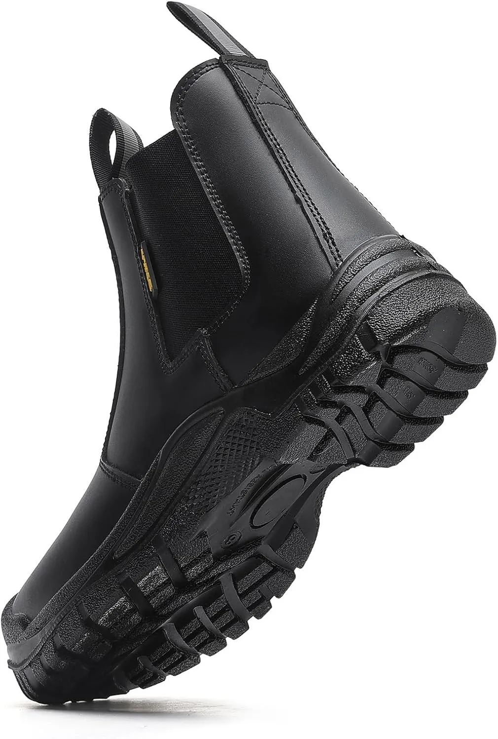 DRKA Men's Chelsea Steel Toe Work Boots – Waterproof, Slip-Resistant, Anti-Puncture Safety Shoes for Construction & Outdoor Work