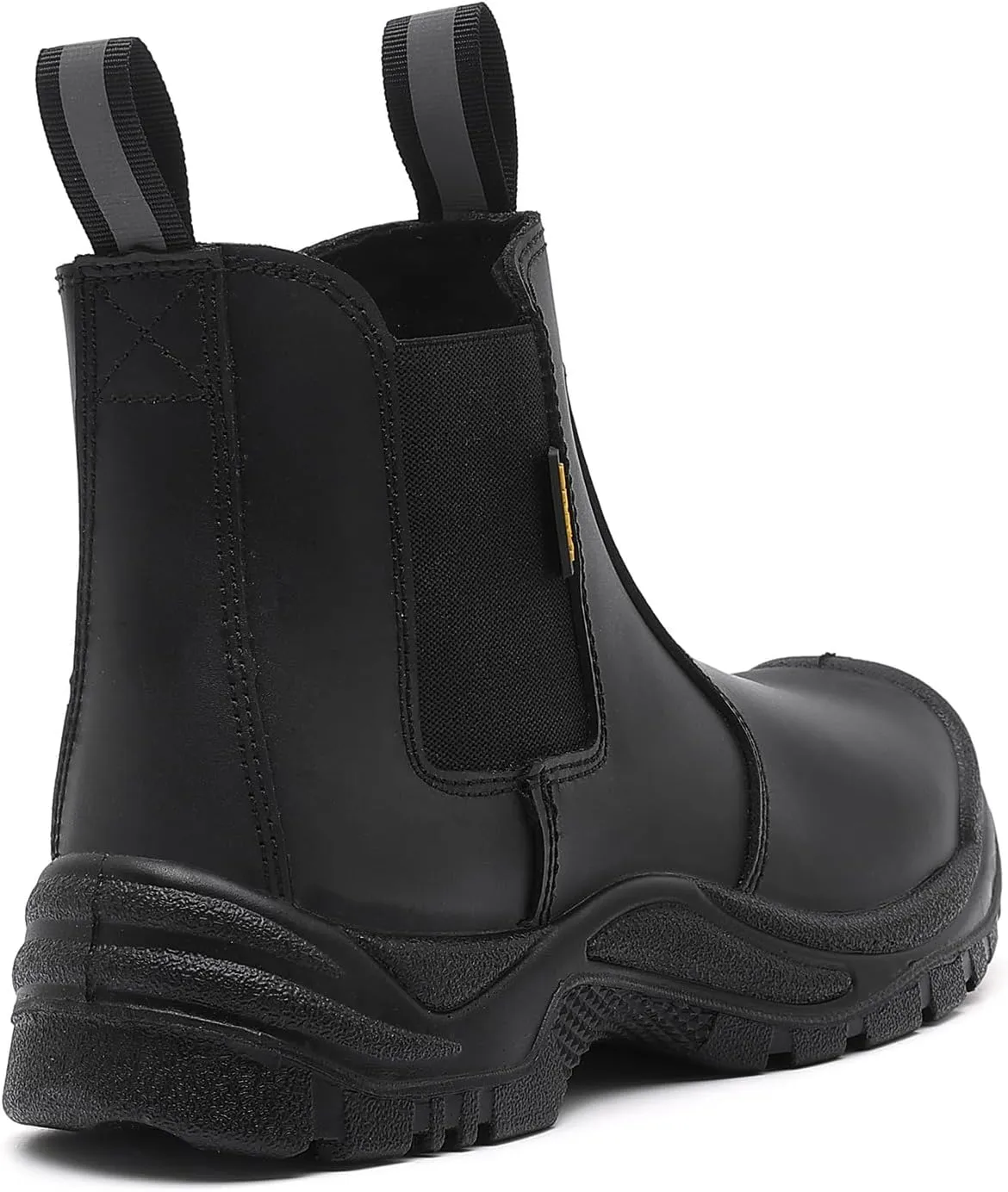 DRKA Men's Chelsea Steel Toe Work Boots – Waterproof, Slip-Resistant, Anti-Puncture Safety Shoes for Construction & Outdoor Work