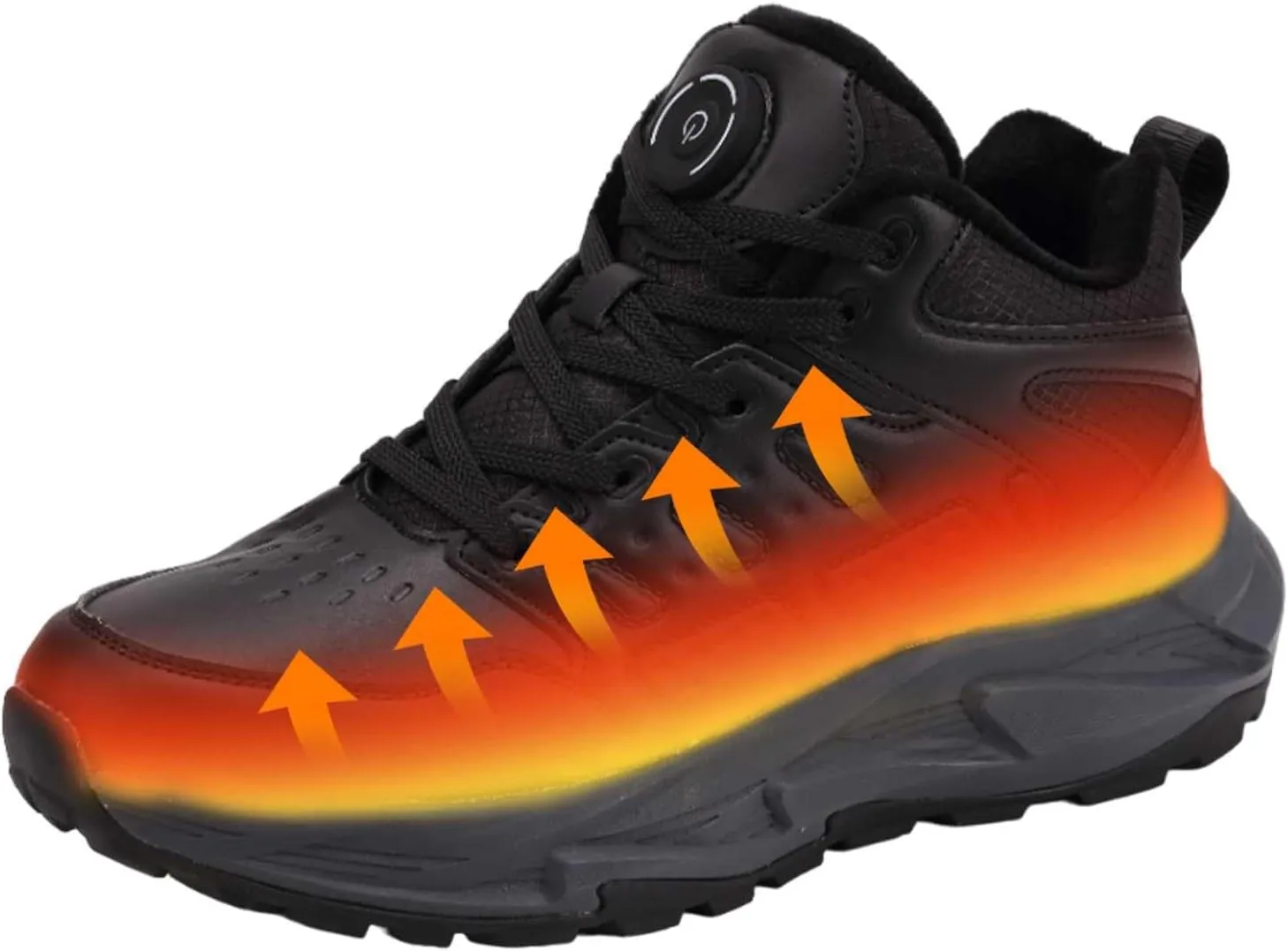 Electric Foot Warmer Rechargeable Snow Boots for Women Men - Heated Sneakers Fast Heating, Lightweight & Waterproof Outdoor Comfort