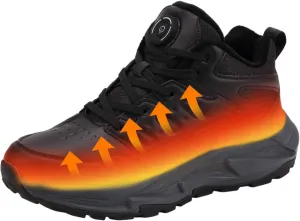Electric Foot Warmer Rechargeable Snow Boots for Women Men - Heated Sneakers Fast Heating, Lightweight & Waterproof Outdoor Comfort