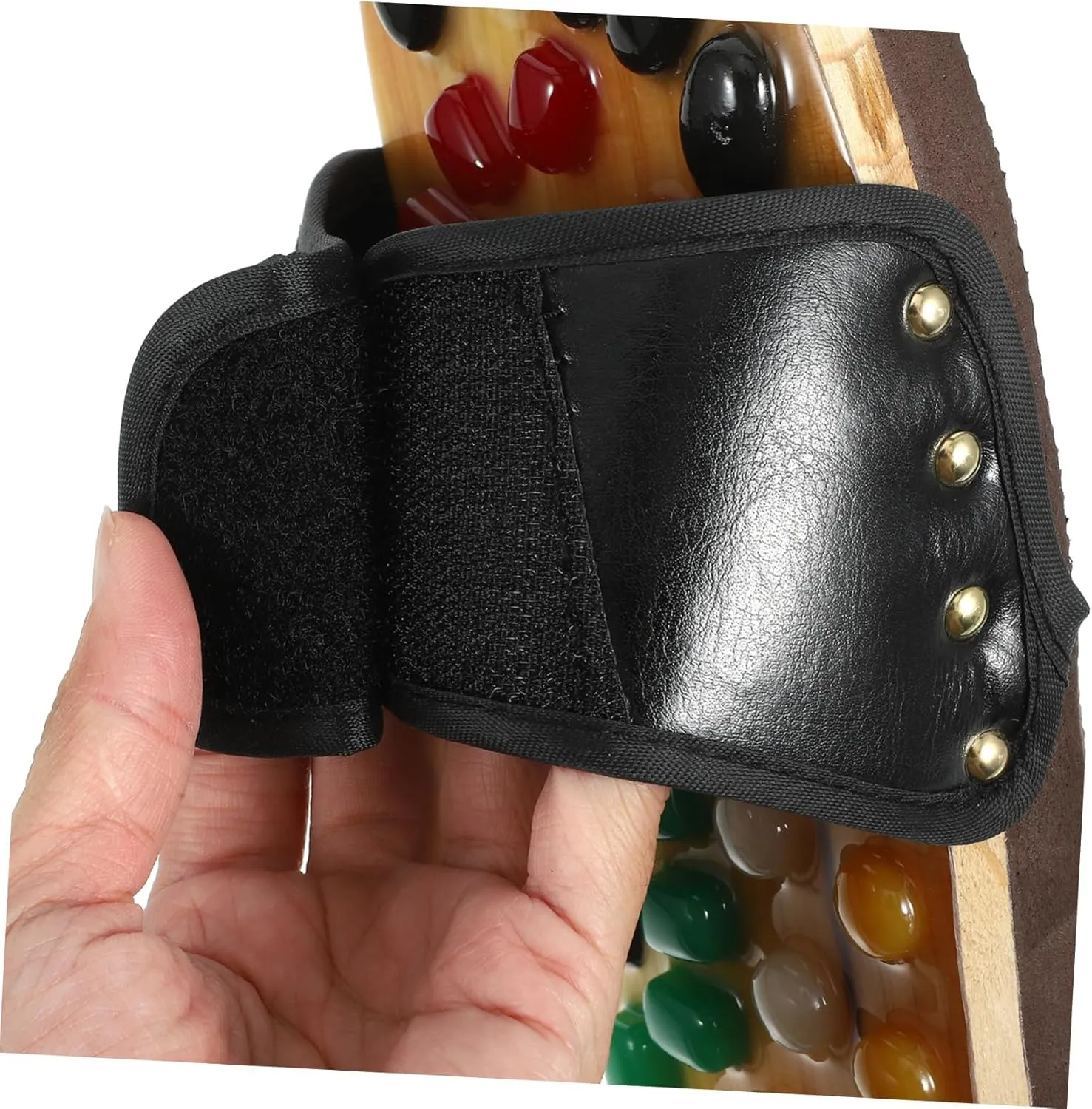 EXCEART shiatsu Sandals Pressure Point Slippers Massage Earrings Pebble Slippers for Men sluppers Black Dress Sandals Cobblestone Slippers Tool Foot