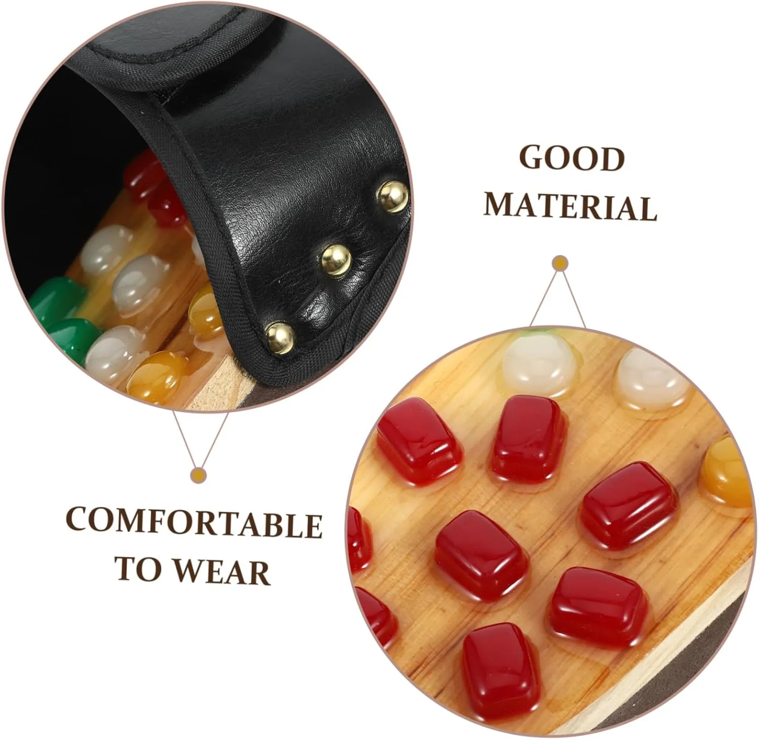 EXCEART shiatsu Sandals Pressure Point Slippers Massage Earrings Pebble Slippers for Men sluppers Black Dress Sandals Cobblestone Slippers Tool Foot