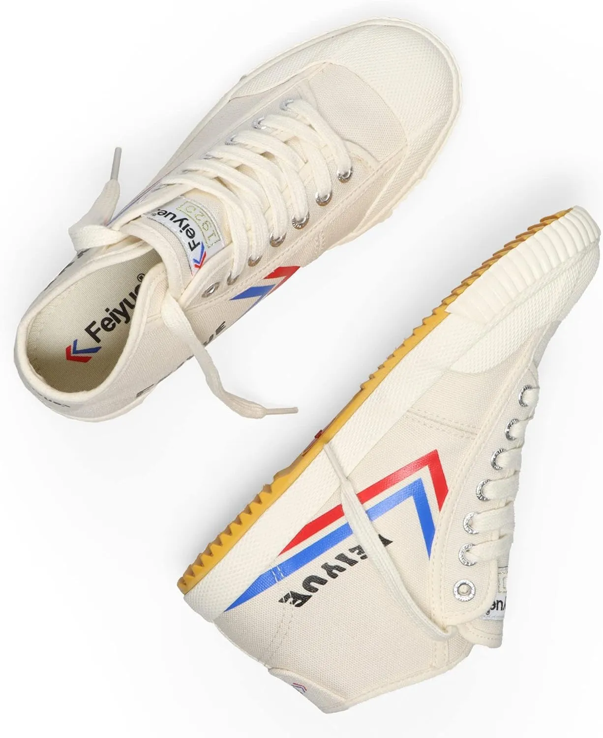FEIYUE Fe Mid 1920 Canvas Martial Arts Shoes, Unisex Mid-Top Great Sneakers for Martial Arts, Parkour, Lifting, and Great for Every Day Casual Wear
