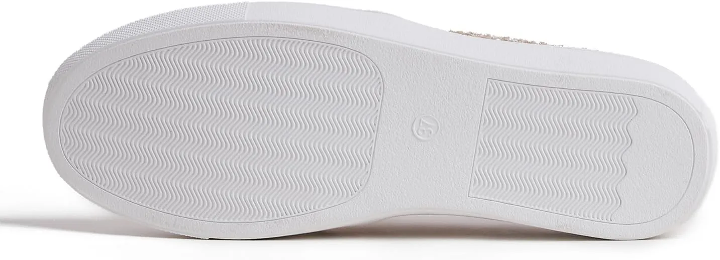 FEVERSOLE Women's Fashion Slip-On Sneaker Casual Flat Loafers