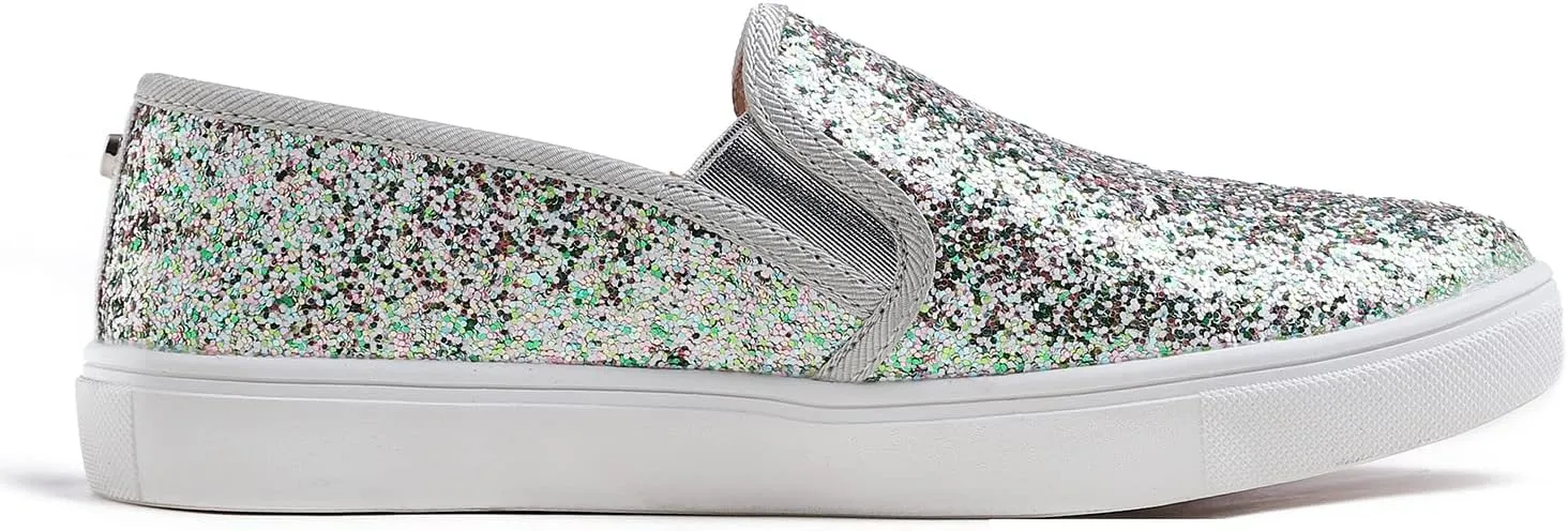 FEVERSOLE Women's Fashion Slip-On Sneaker Casual Flat Loafers