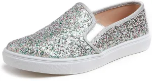 FEVERSOLE Women's Fashion Slip-On Sneaker Casual Flat Loafers