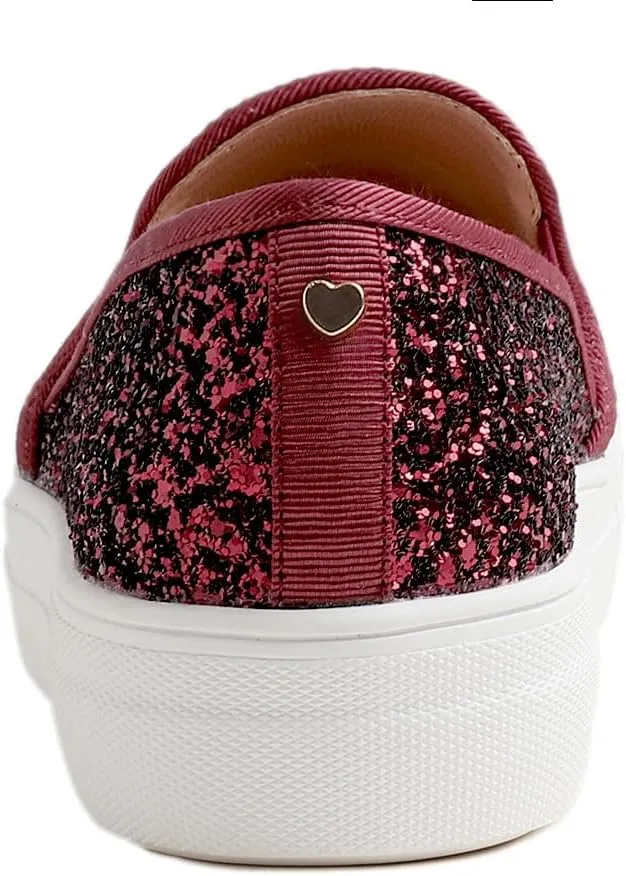 FEVERSOLE Women's Fashion Slip On Sneaker Casual Platform Loafers