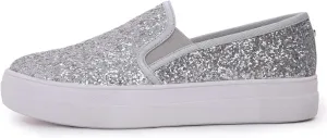 FEVERSOLE Women's Fashion Slip On Sneaker Casual Platform Loafers