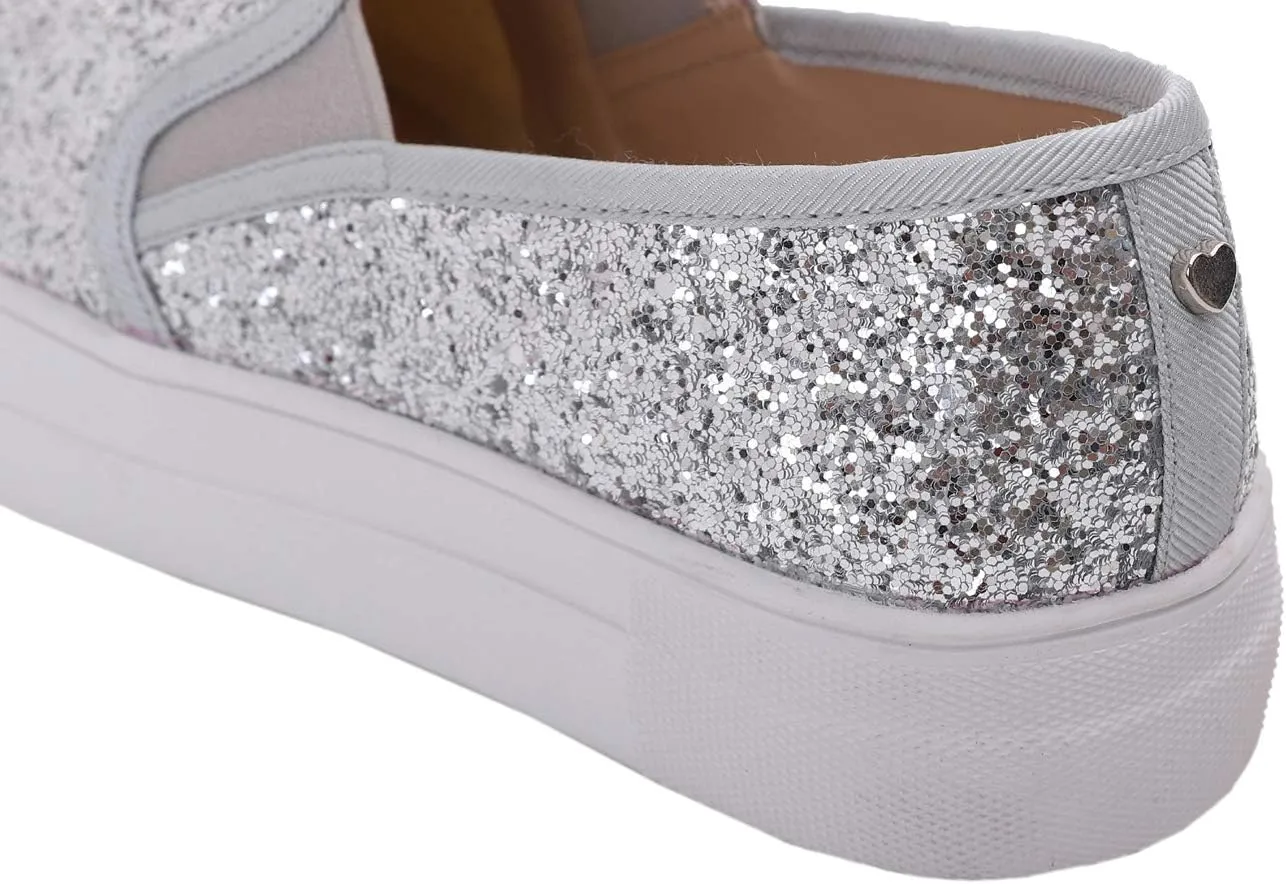 FEVERSOLE Women's Fashion Slip On Sneaker Casual Platform Loafers
