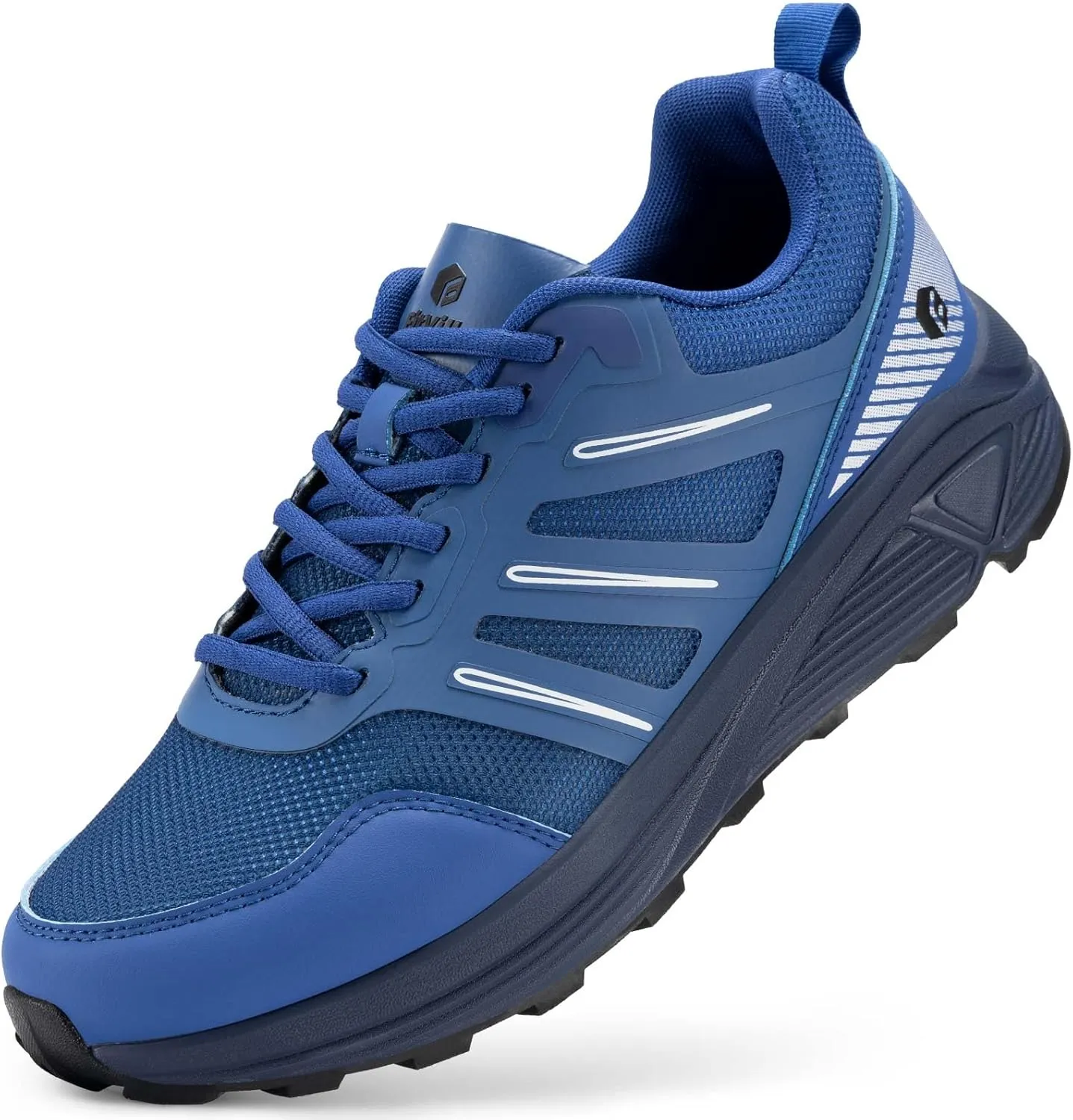 FitVille Extra Wide Mens Running Shoes Orthopedic Sneakers for Plantar Fasciitis Lightweight Men's Trail Running Shoes for Diabetic Men Wide Toe Box Shoes for Flat Feet Heel Pain Relief