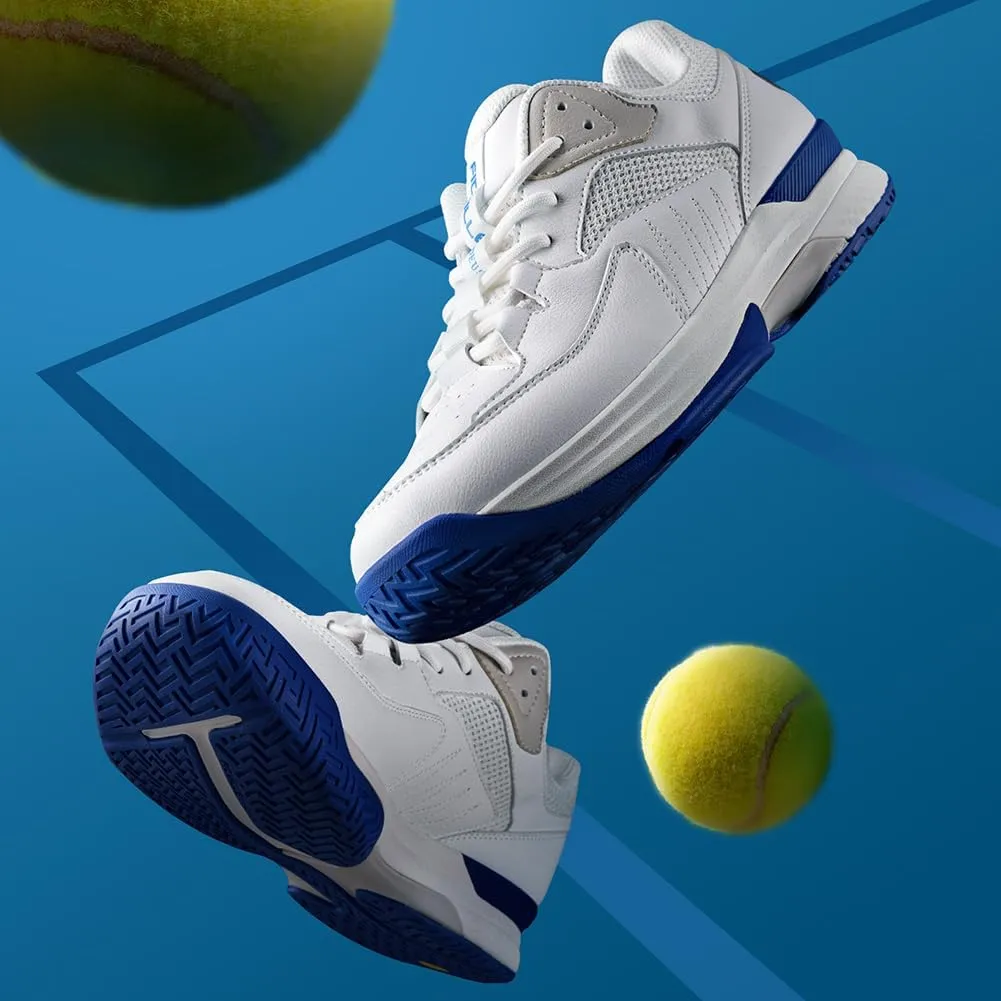 FitVille Men‘s Wide Pickleball Shoes All Court Tennis Shoes with Arch Support for Plantar Fasciitis