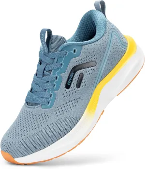 FitVille Tennis Shoes for Men Wide Width Sneakers Walking Shoes for Plantar Fasciitis Relief
