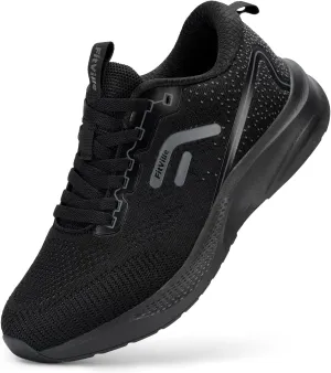 FitVille Tennis Shoes for Men Wide Width Sneakers Walking Shoes for Plantar Fasciitis Relief