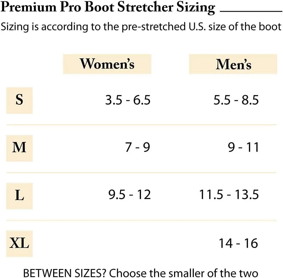 FootFitter Premium Professional Boot Width Stretcher, Adjustable Boot Stretcher for Wide Feet Men & Women, Relieves Tightness