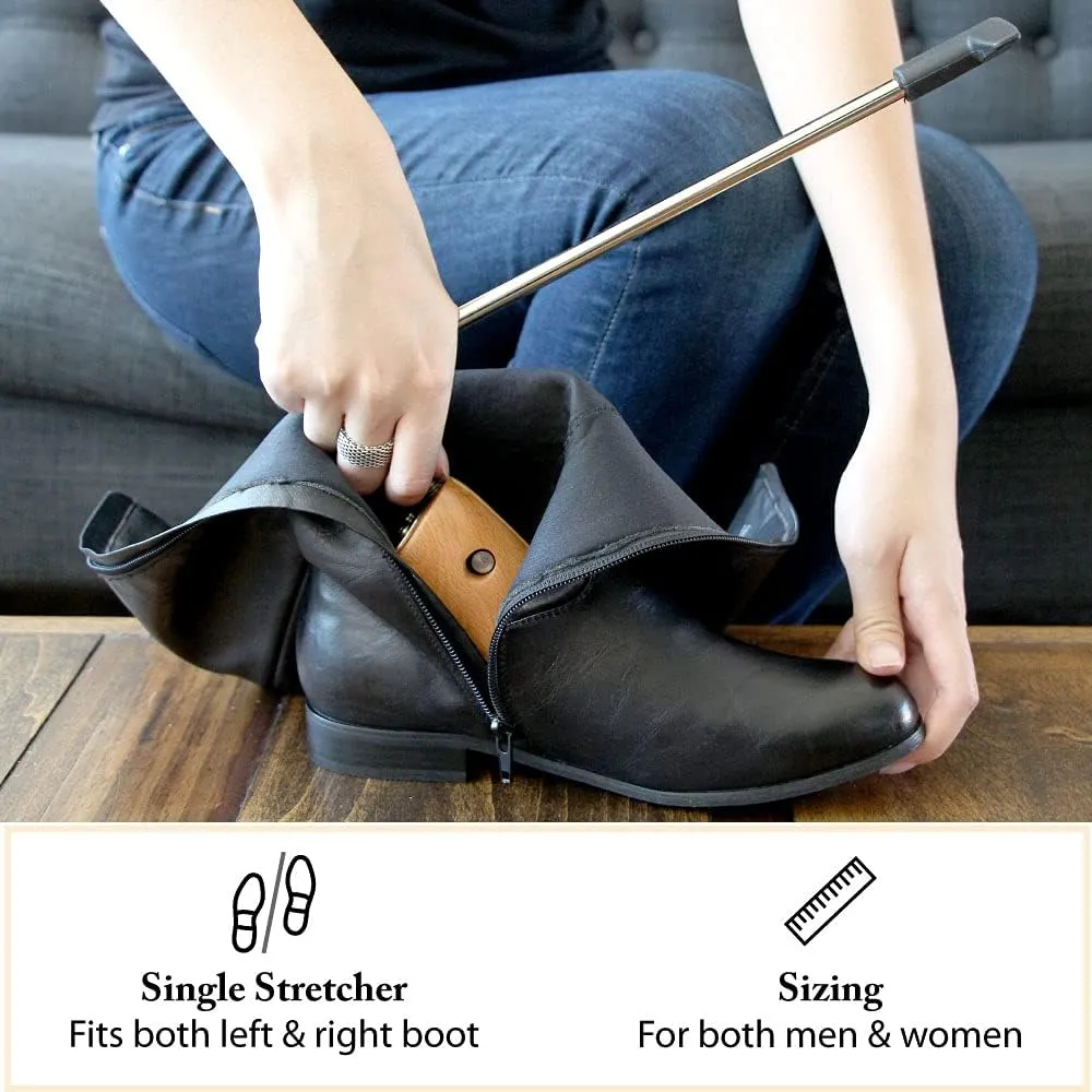 FootFitter Premium Professional Boot Width Stretcher, Adjustable Boot Stretcher for Wide Feet Men & Women, Relieves Tightness