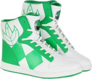 Fun Costumes Inspired Power Rangers Sneakers - (Green)