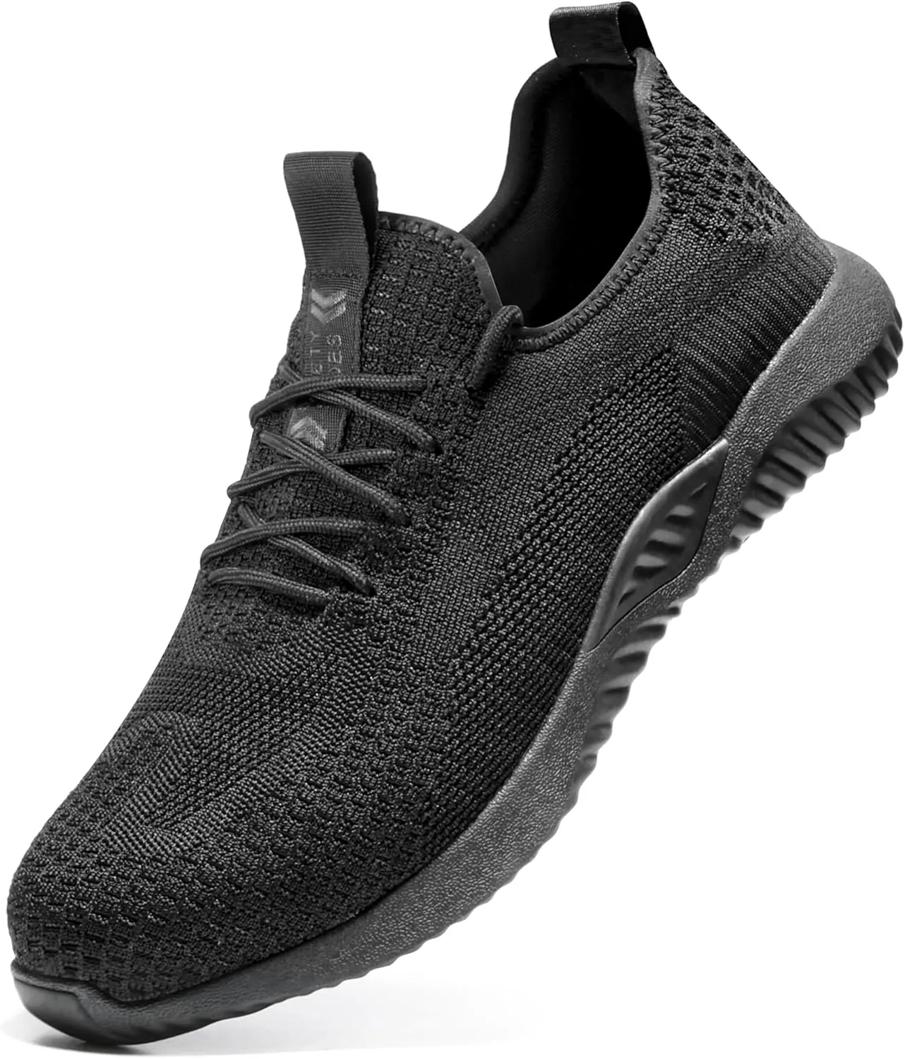 Furuian Steel Toe Shoes for Men Women Comfortable Non Slip Men's Safety Steel Toe Sneakers Industrial Warehouse Contstruction Work Shoes for Men