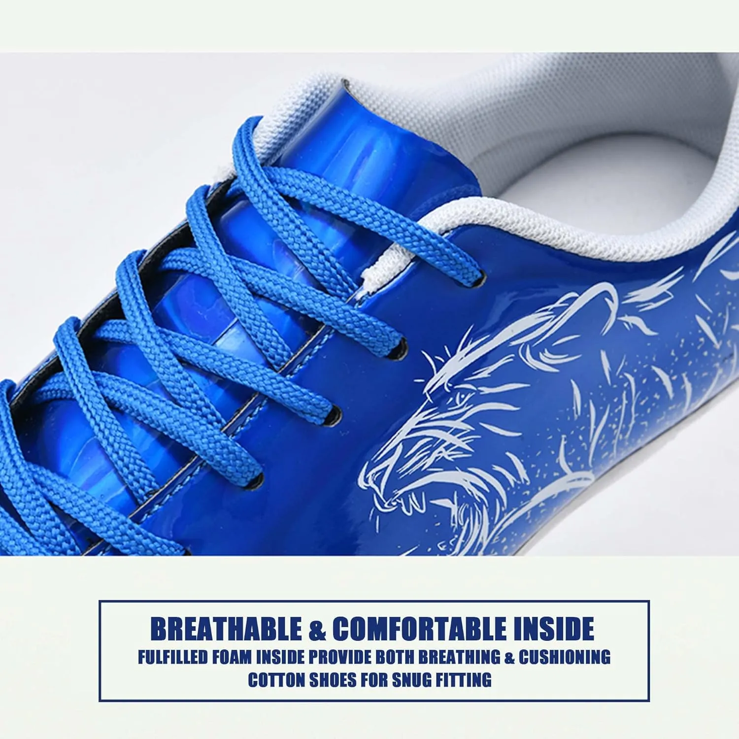 HESBITEUL Mens Track and Field Shoes Sprint Sport Sneakers Youth Professional Training Racing Running Shoes