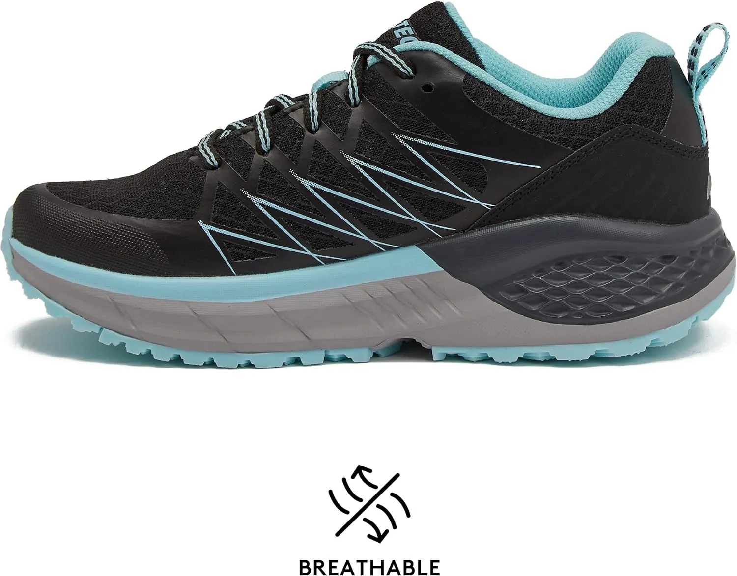 HI-TEC Destroyer Low Women’s Running Shoes, Lightweight Mesh Athletic Sneakers for Women