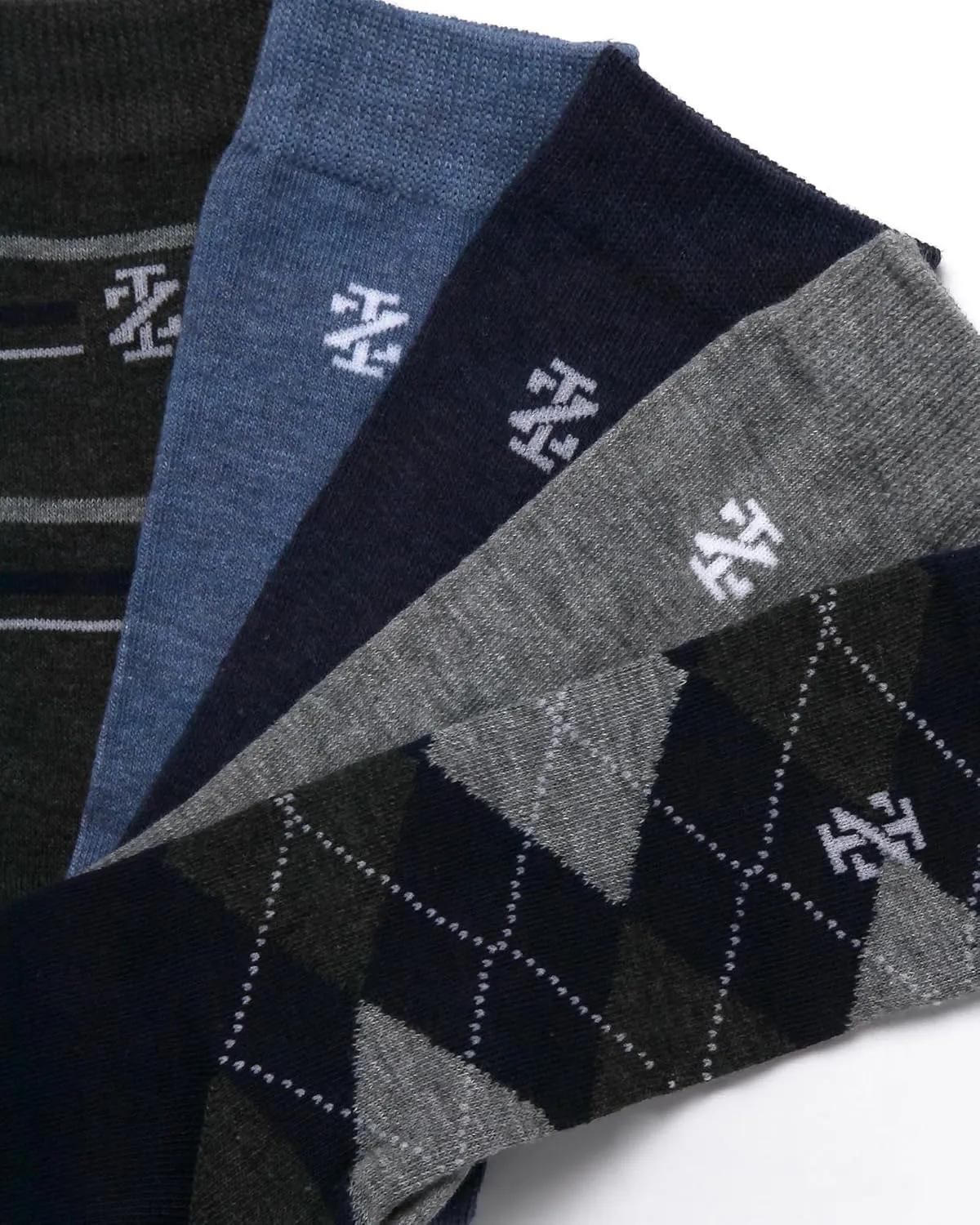 IZOD Boys Crew Socks - 5 Pack Breathable Soft Stretch Performance Crew Dress Socks for Toddlers to Big Boys (Shoe Size: S-L)