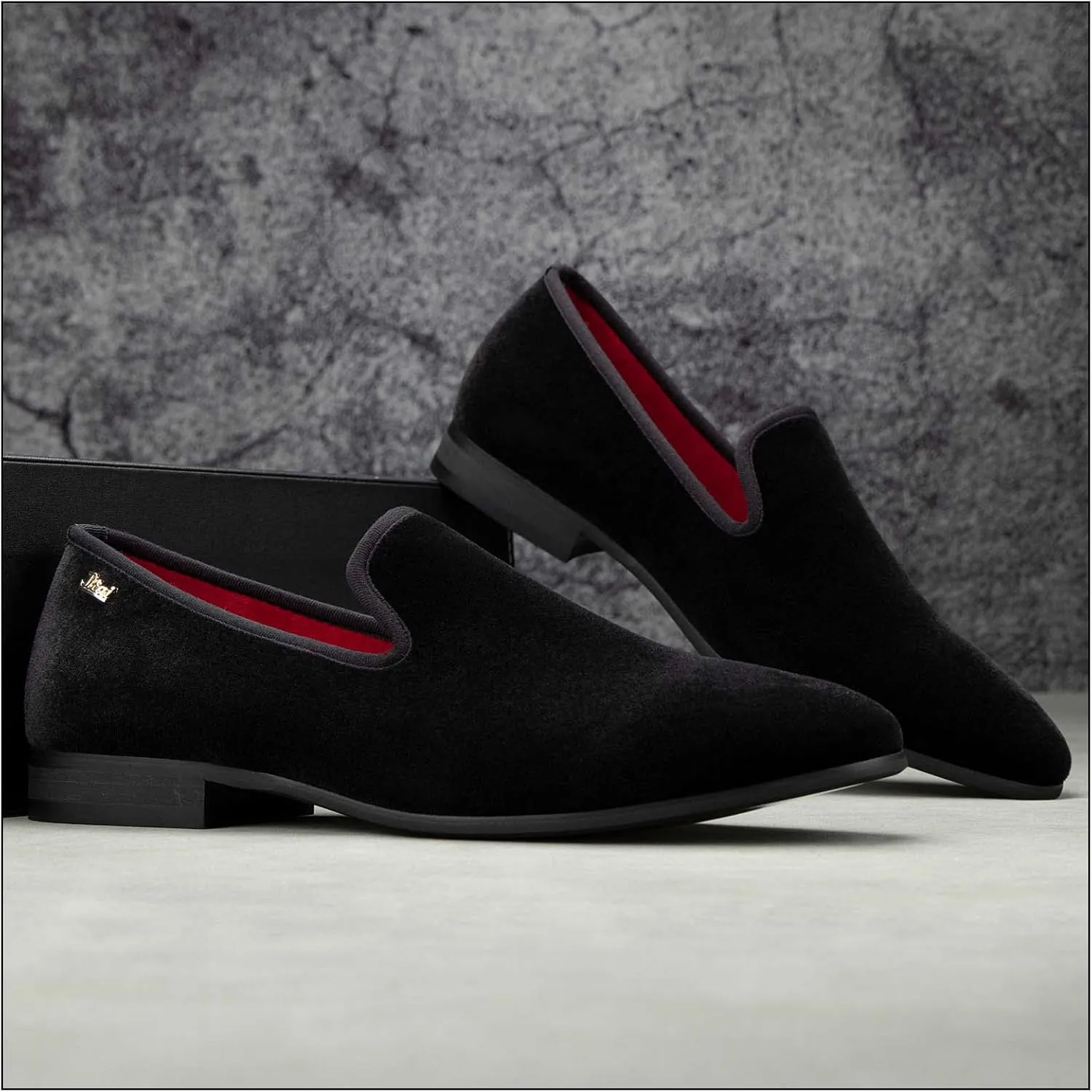 JITAI Men Loafers Slip-On Shoes for Men Fashion Dress Shoes Tuxedo Shoes