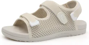 JOINFREE Womens Orthopedic Walking Hiking Sandals Adjustable Open Toe Sports Water Sandals with Plantar Fasciitis Arch Support Thick Athletic Cushion Outdoor Beach Sandals
