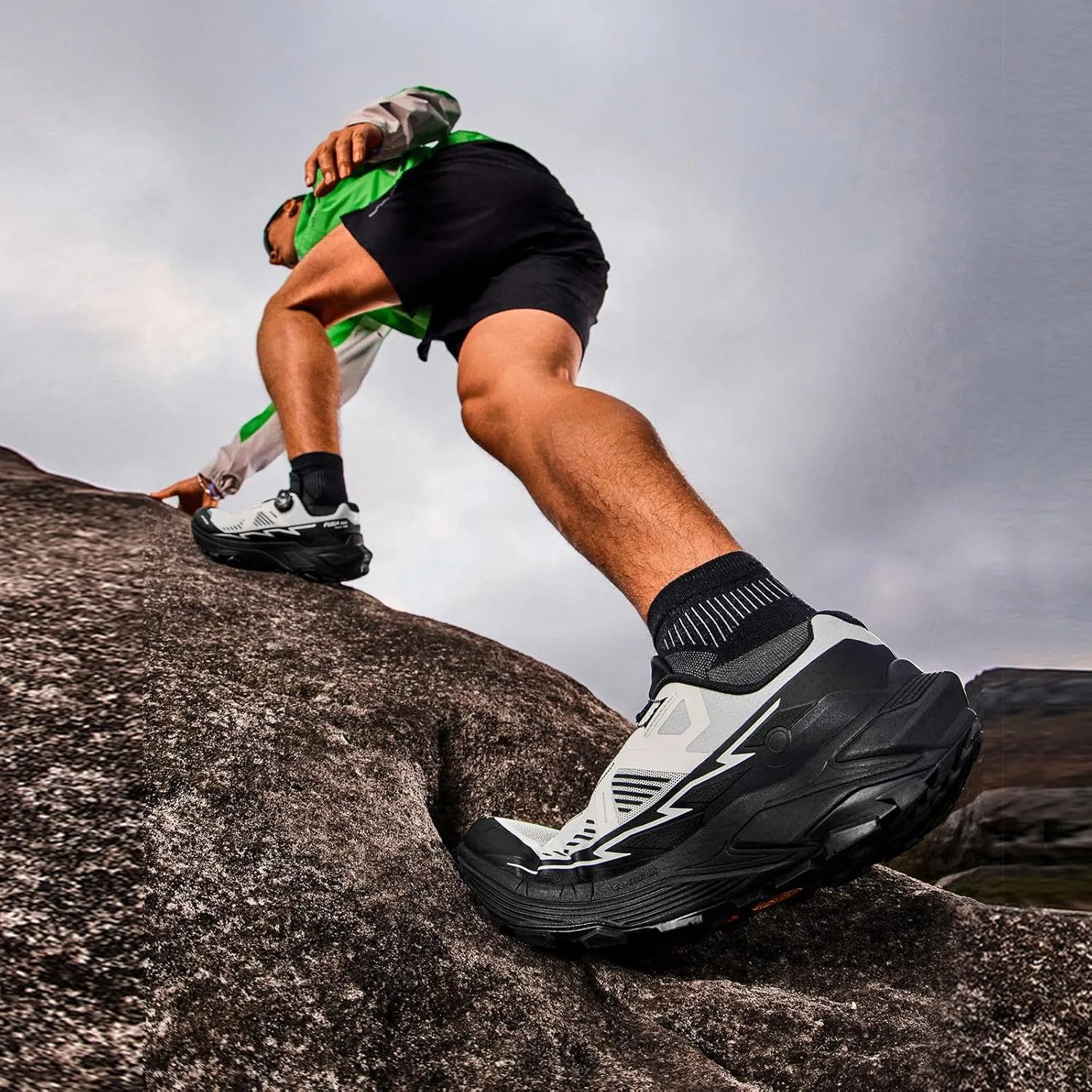 KAILAS Men's FUGA EX 3 BOA Trail Running Shoes Lightweight Non-Slip Wide Toe Box Shoe Walking Hiking Outdoor Footwear Sport Sneakers