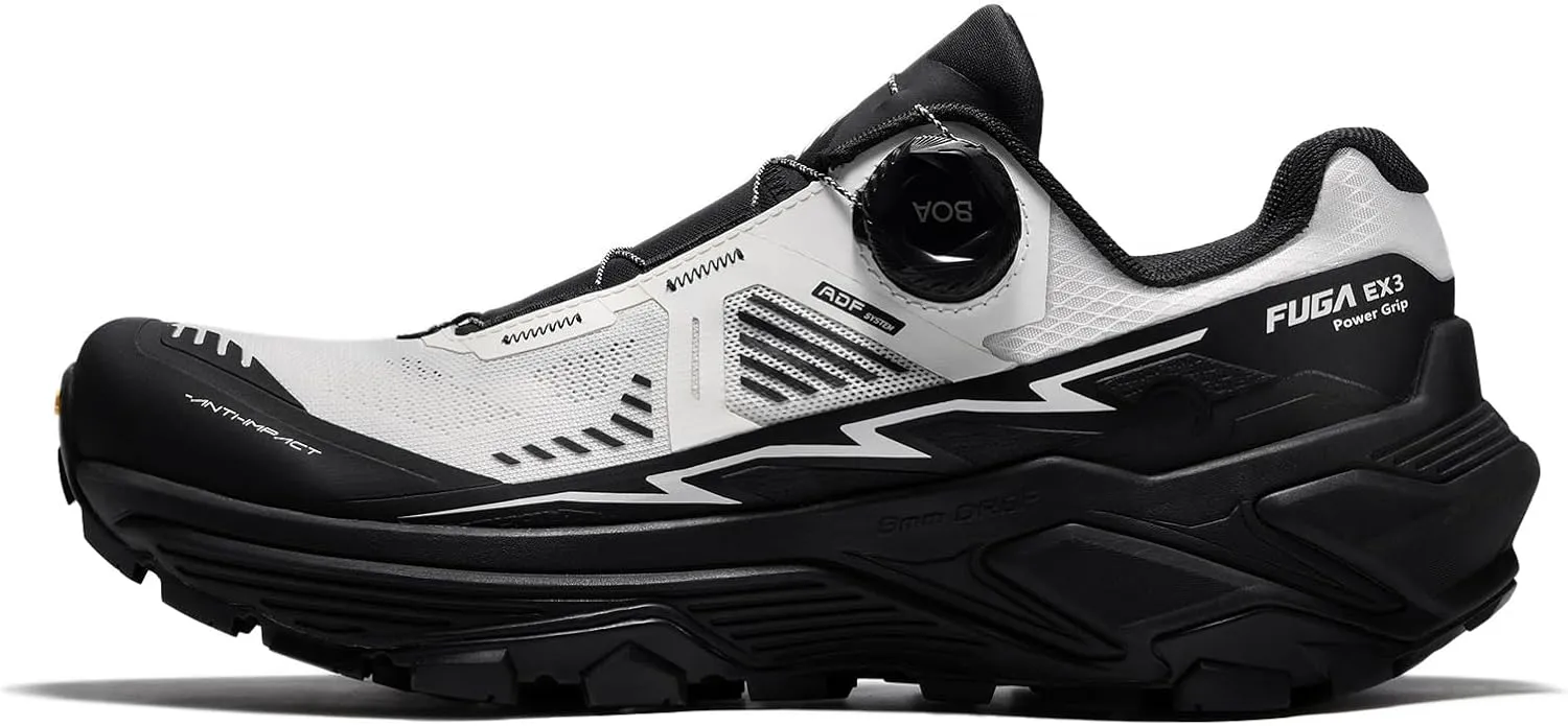 KAILAS Men's FUGA EX 3 BOA Trail Running Shoes Lightweight Non-Slip Wide Toe Box Shoe Walking Hiking Outdoor Footwear Sport Sneakers