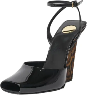 keleimusi Womens Wedge Sandals Square Peep Toe Summer Dressy Sandals with Adjustable Ankle Strap Sandals Platform Thong Leather Strap Slides Backless Slip On Party Fashion Shoes for Women