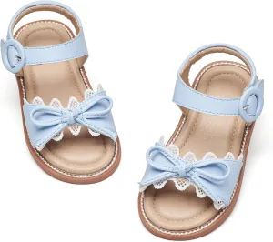 Kiderence Toddler Girls Sandals Little Girls Kids Summer Shoes Toddler Sandals