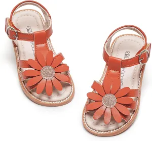 Kiderence Toddler Girls Sandals Little Girls Kids Summer Shoes Toddler Sandals