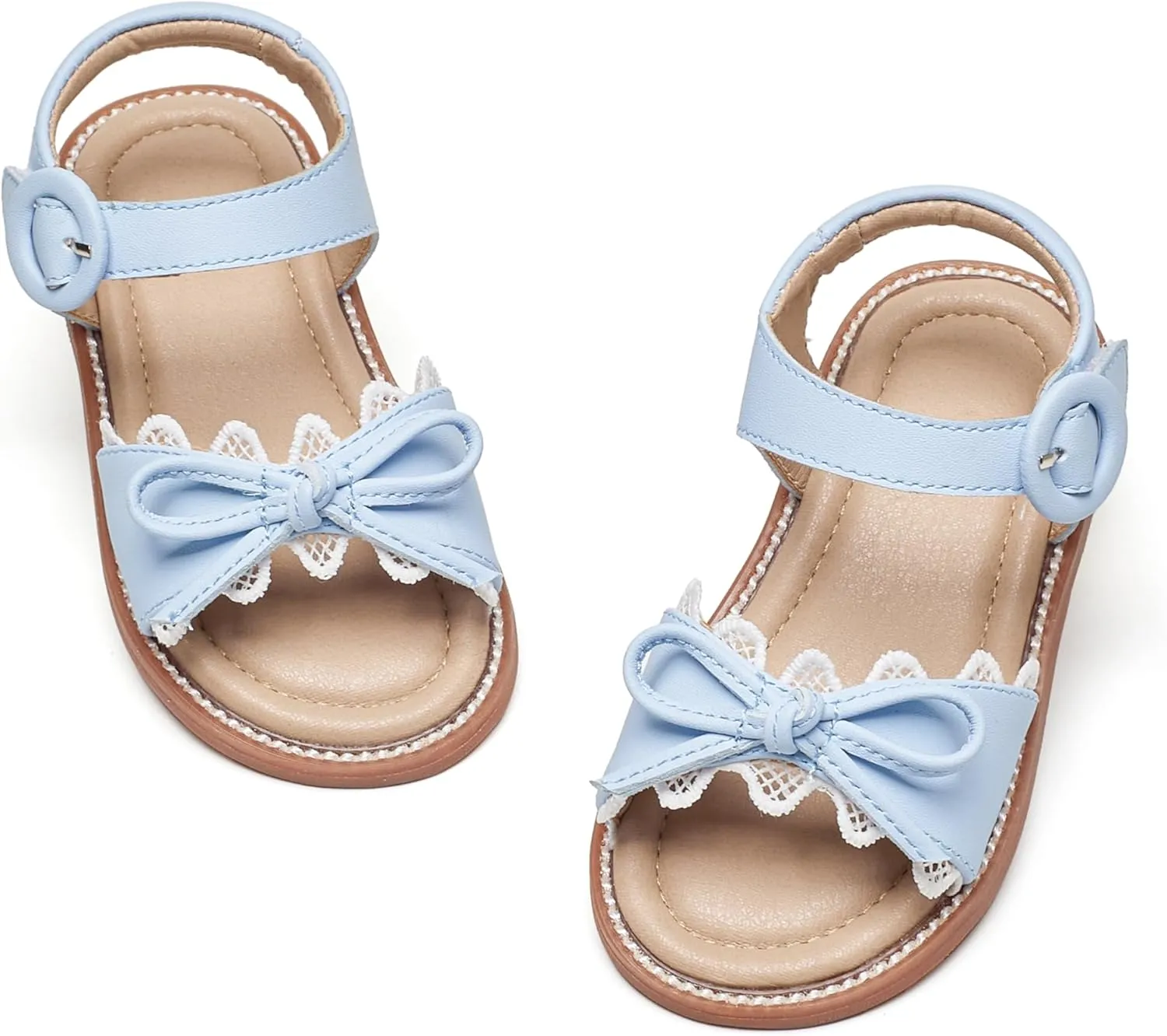 Kiderence Toddler Girls Sandals Little Girls Kids Summer Shoes Toddler Sandals