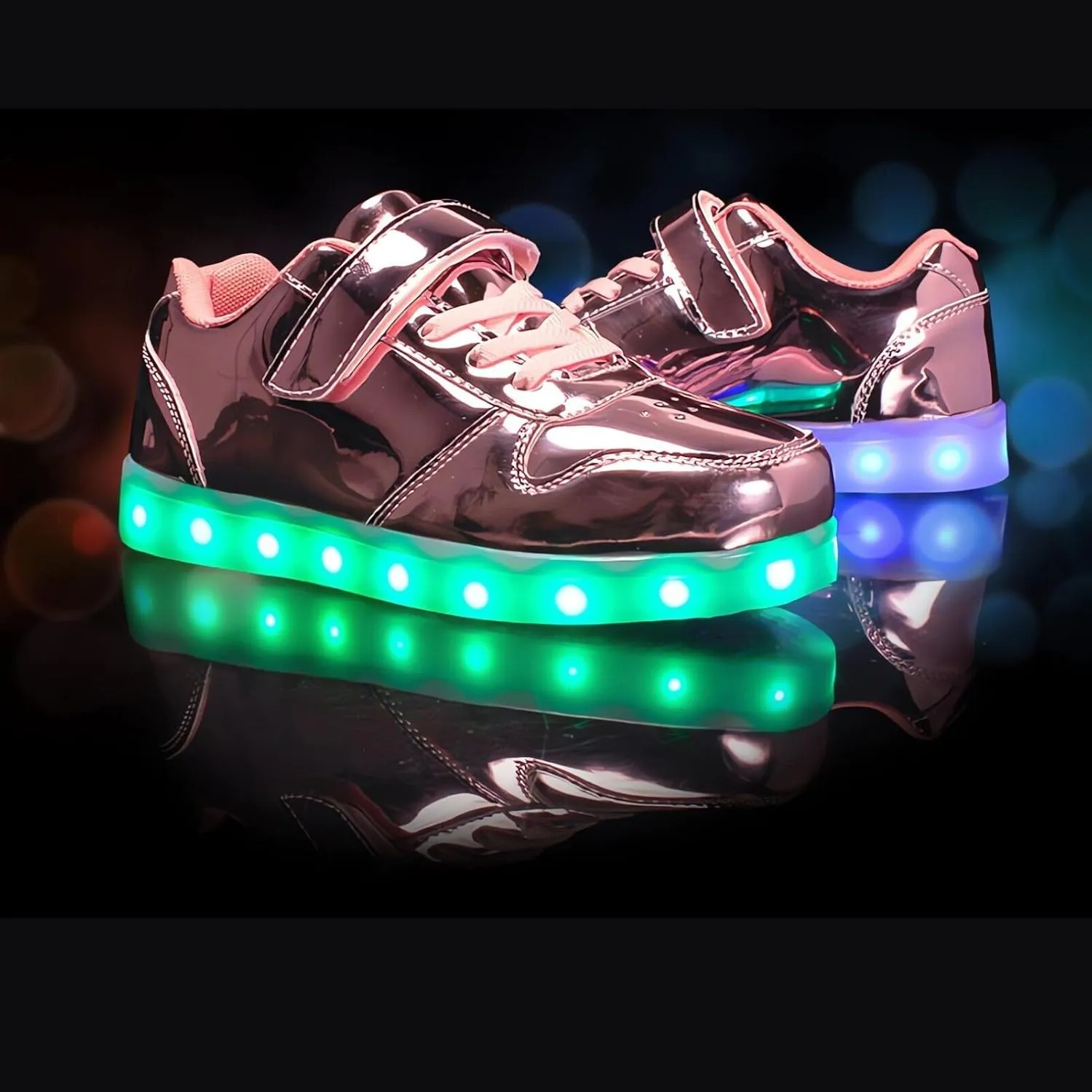Kids LED Light up Shoes Sneakers Flashing Trainers USB Rechargeable Glowing Luminous for Boys Girls Toddler Child
