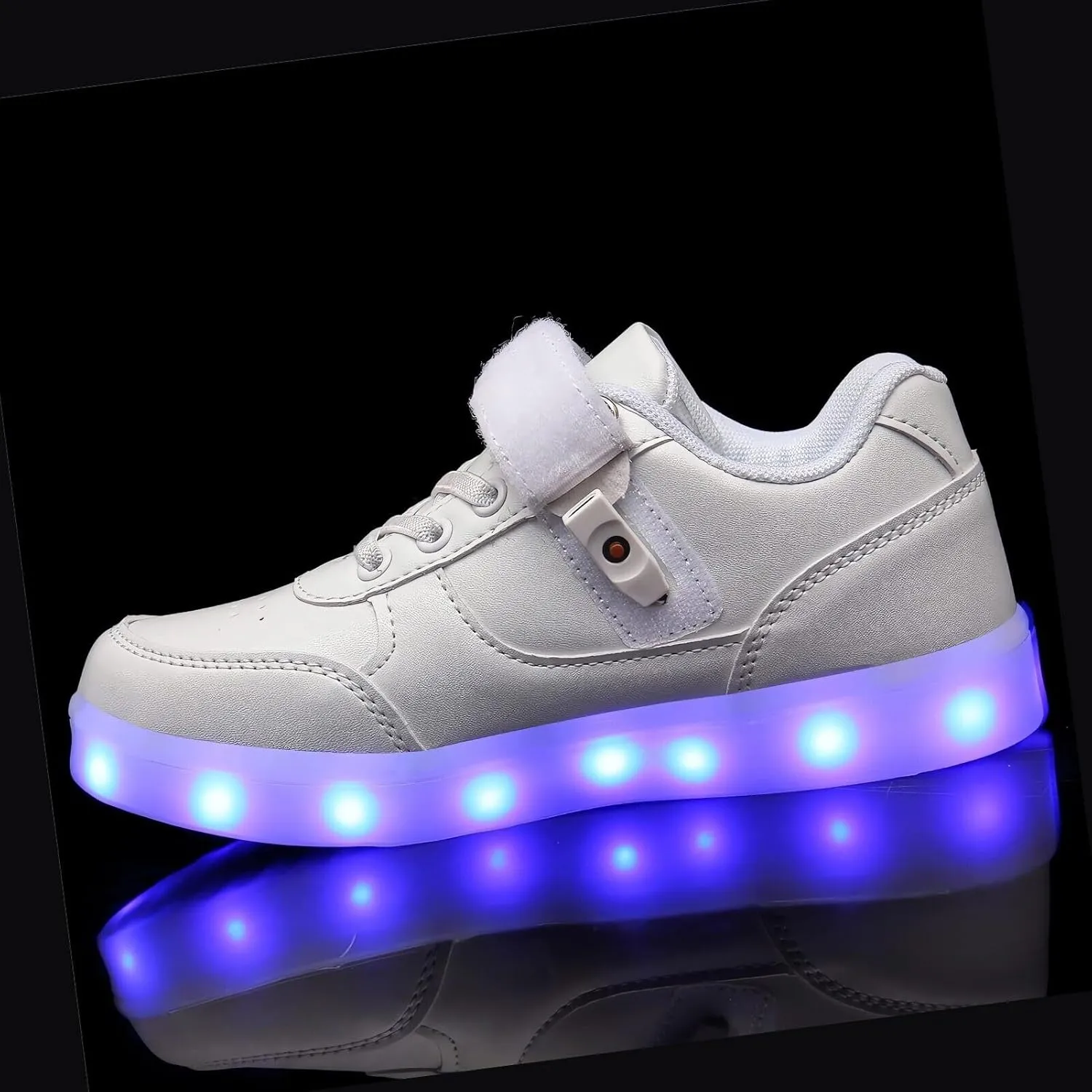 Kids LED Light up Shoes Sneakers Flashing Trainers USB Rechargeable Glowing Luminous for Boys Girls Toddler Child