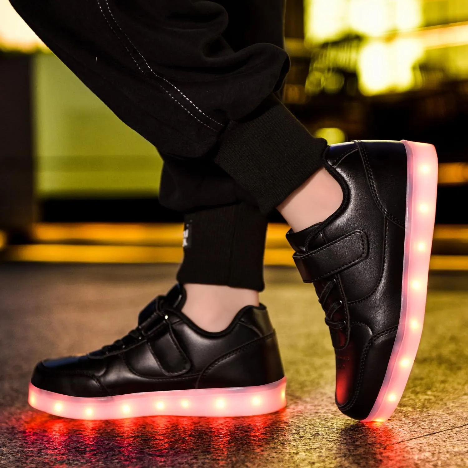 Kids Light up Shoes Led Shoes for Boys Girls USB Charging Flashing Trainers High Top Sneakers