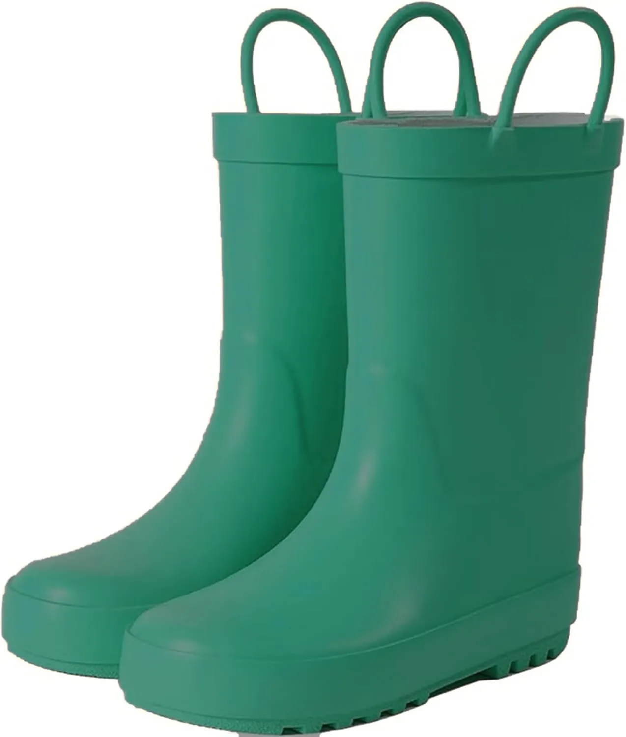 Kids Rain Boots - Toddler Waterproof Rubber Kids Rain Boots for Girls and Boys with Fun Patterns and Easy-On Handles