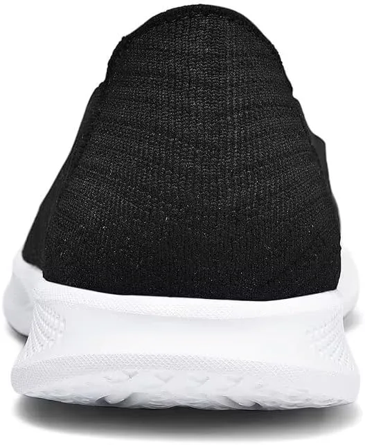 konhill Women's Slip on Loafers - Comfy Walking Tennis Low-Top Ballet Flat Nurse Shoes Casual Sneakers