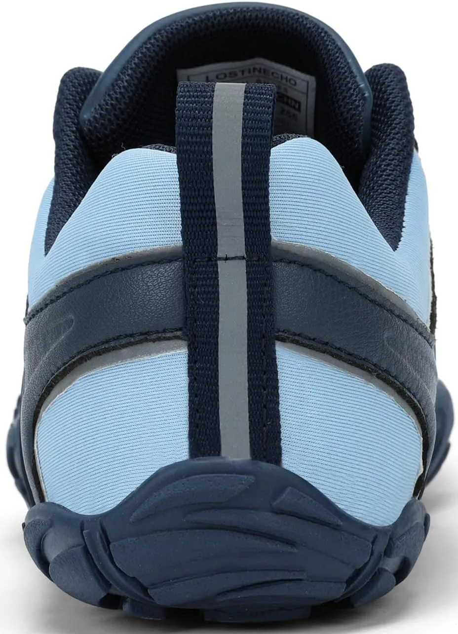 Kricely Men's Minimalist Barefoot Shoes Wide Toe Box Workout Shoes Zero Drop Sole Trail Running Shoes