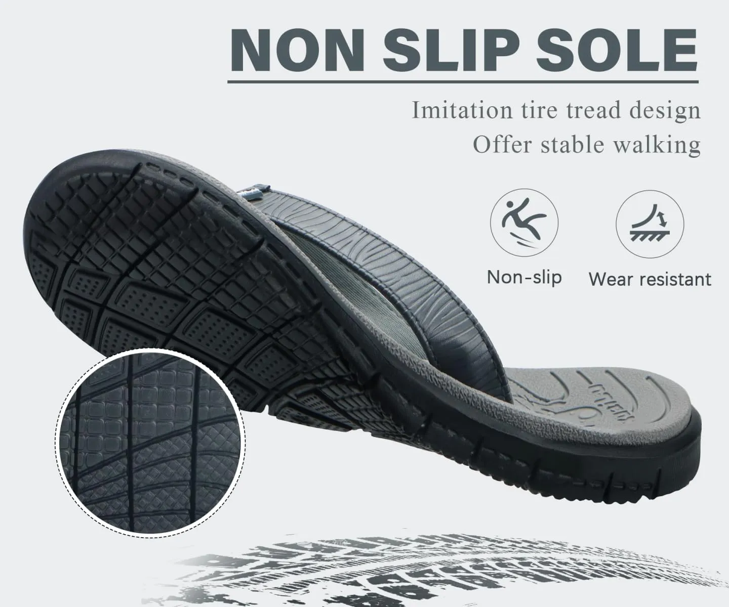 KuaiLu Comfortable Flip Flops for Women with Arch Support Summer Beach Walking Thong Sandals Slip On Indoor Outdoor